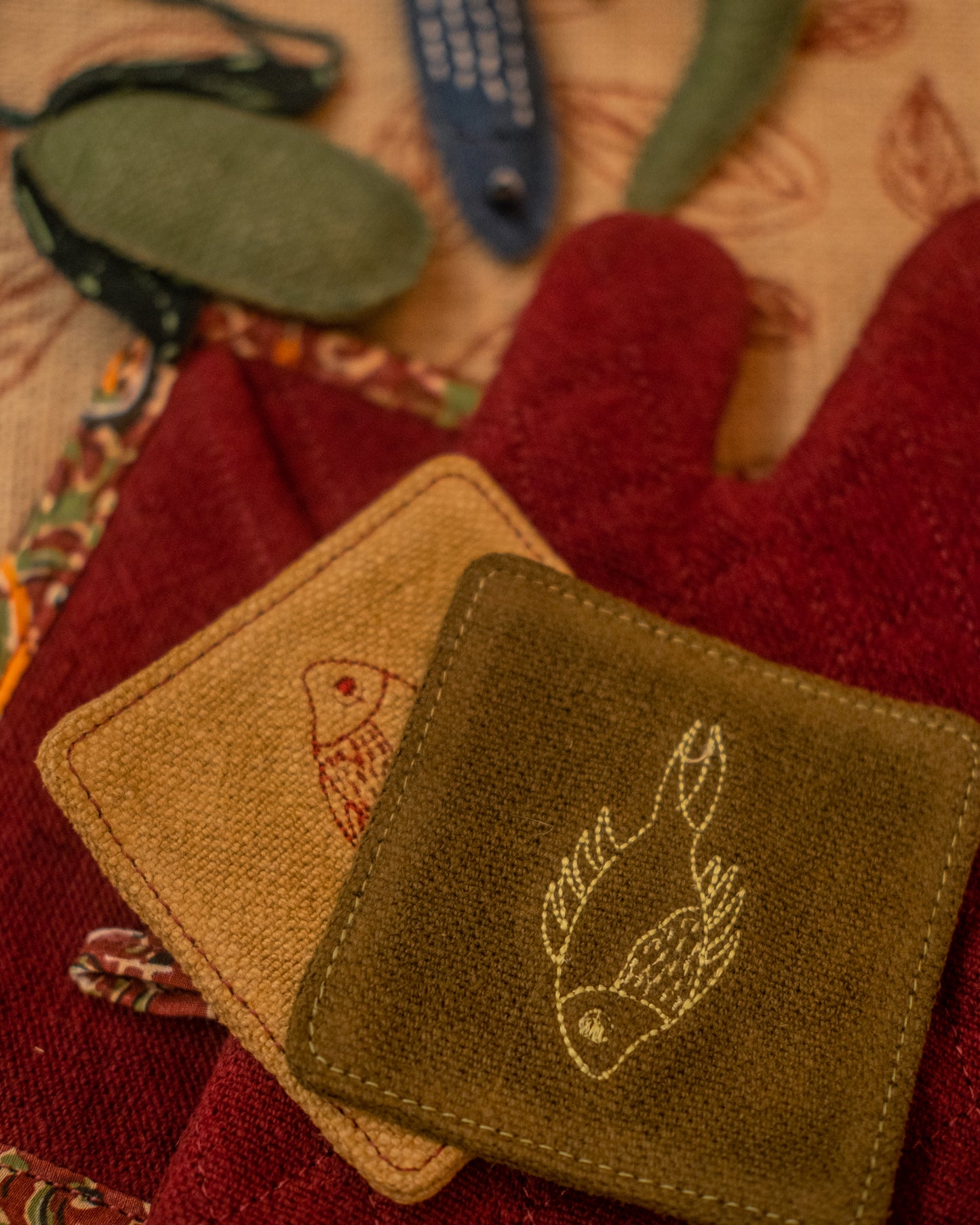 Amar Khamar x The Burlap People : Coasters (Set Of 2)