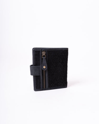 The Flip Wallet with Button Enclosure in Olive