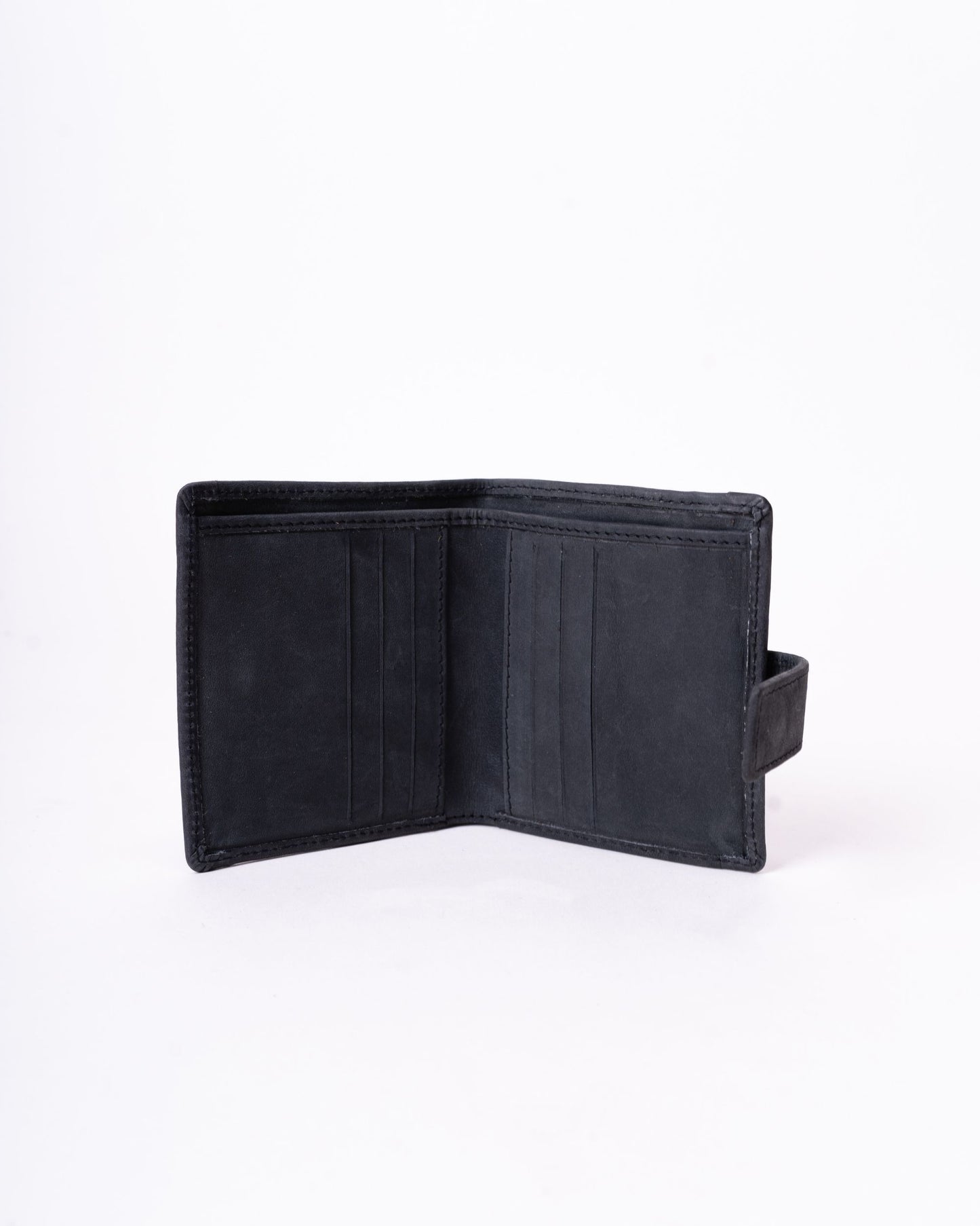 The Flip Wallet with Button Enclosure in Olive