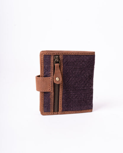 The Flip Wallet with Button Enclosure in Olive