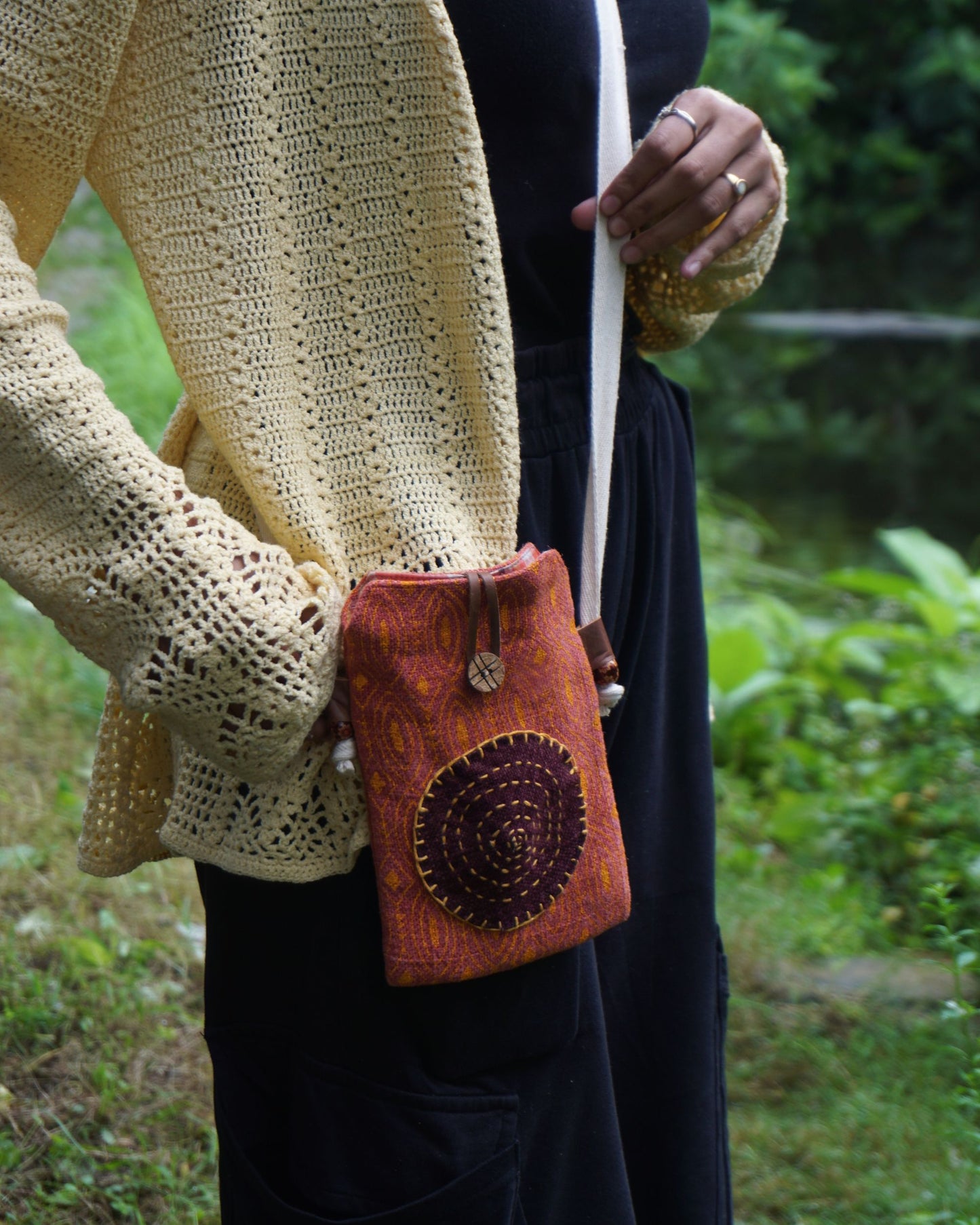 Upcycled Handmade Mobile Sling