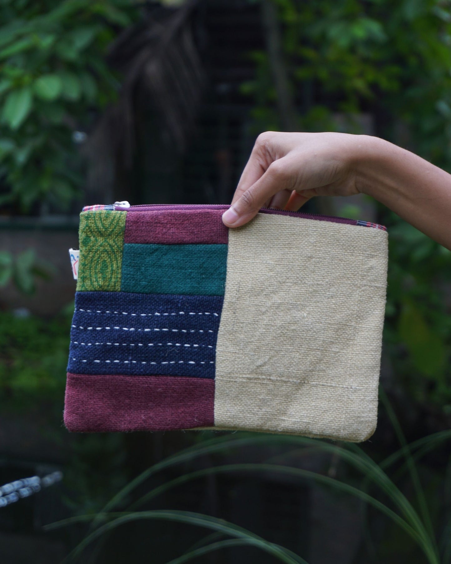 Upcycled Handmade Pouch