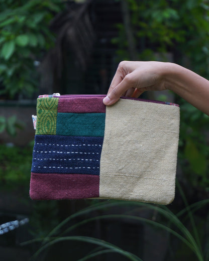 Upcycled Handmade Pouch