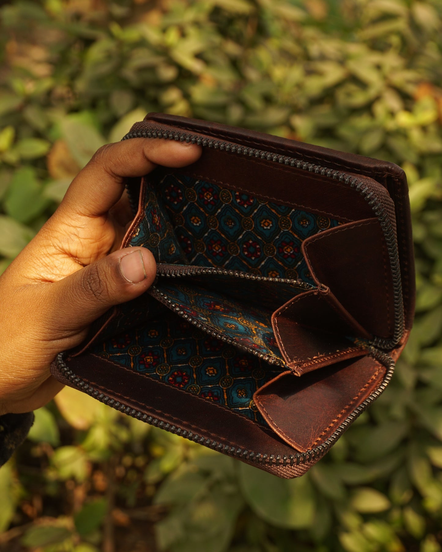 The Chota Flip Zip Wallet