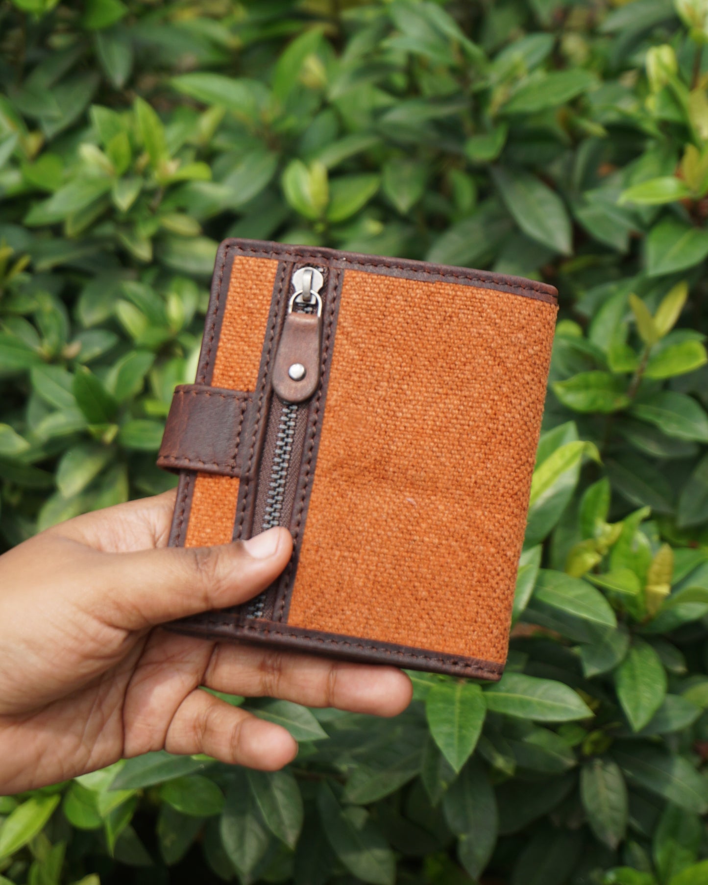 The Flip Wallet with Button Enclosure