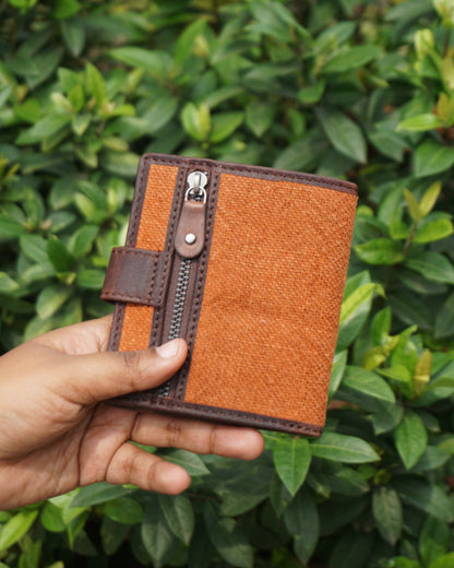 The Flip Wallet with Button Enclosure