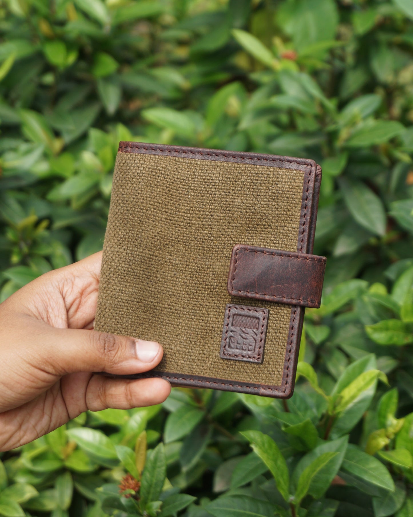 The Flip Wallet with Button Enclosure