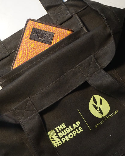 Amar Khamar x The Burlap People : Haat er Jhuli tote bag