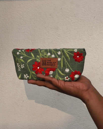 The Embroidered Sunglass Pouch