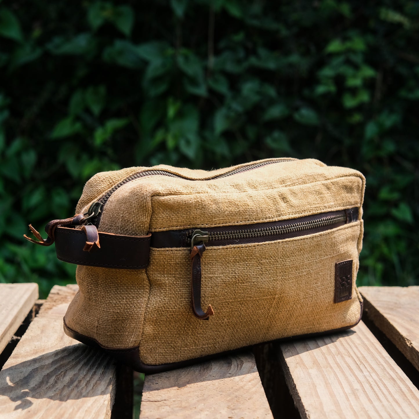 The Burlap Toileteries Pouch