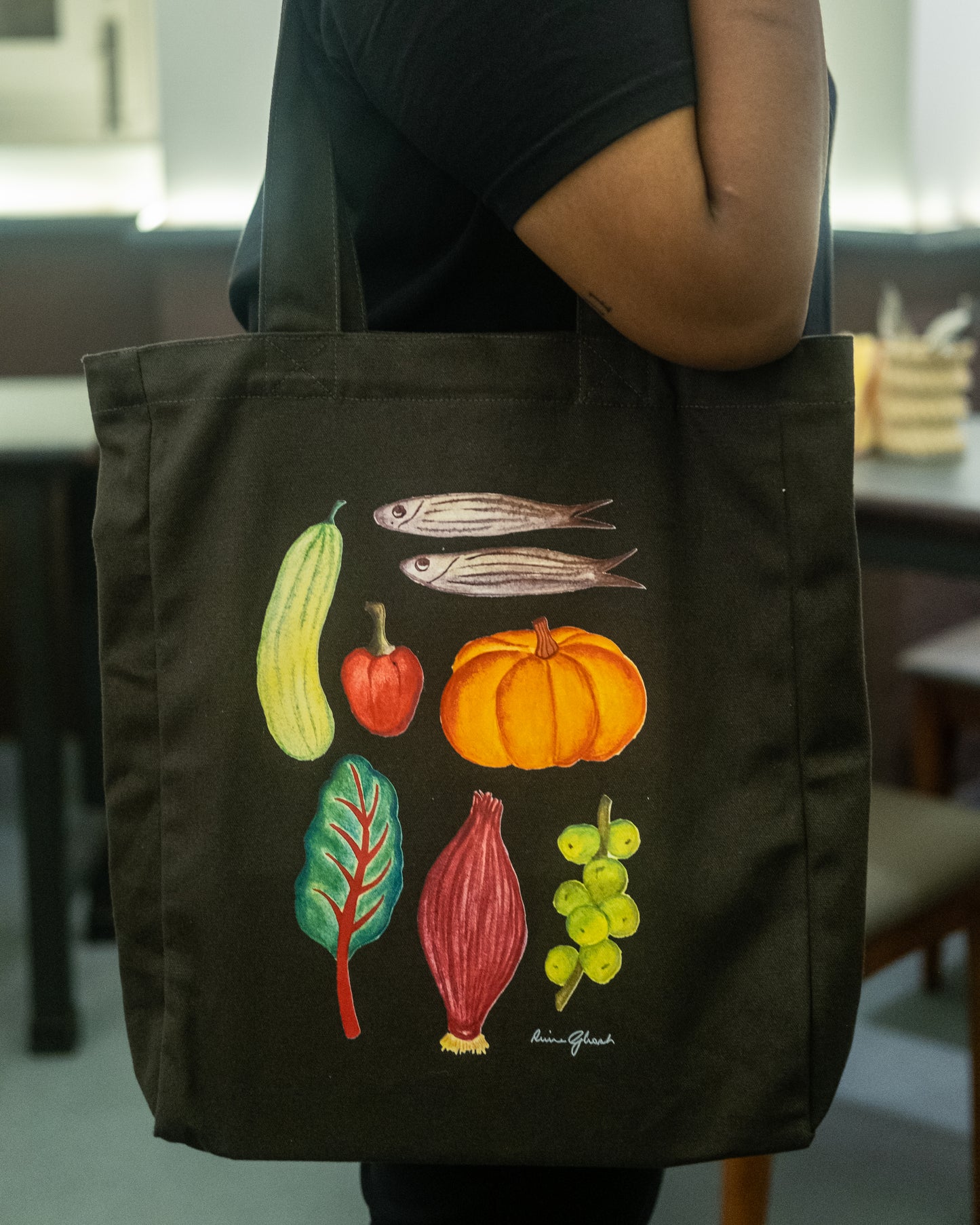 Amar Khamar x The Burlap People : Haat er Jhuli tote bag