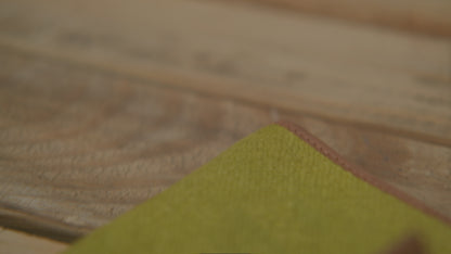 The Flip Wallet with Button Enclosure in Olive